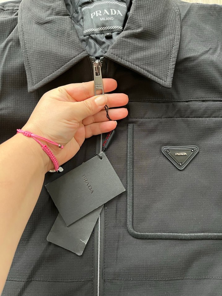 Prada Siyah Erkek Uzun Kollu Ceket - Görsel 4