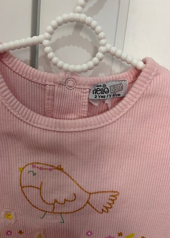 Nakışlı Fırfırlı Pembe Kız Elbisesi - Görsel 4