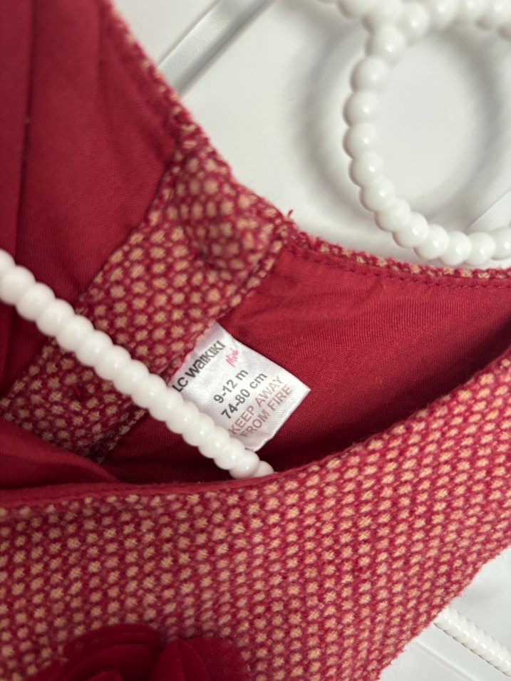 Bordo Kemerli Kız Tulum - Görsel 5