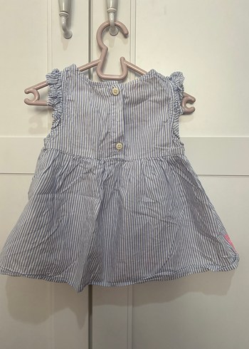 Kız Çocuk Fırfırlı Nakışlı Elbise - Görsel 3