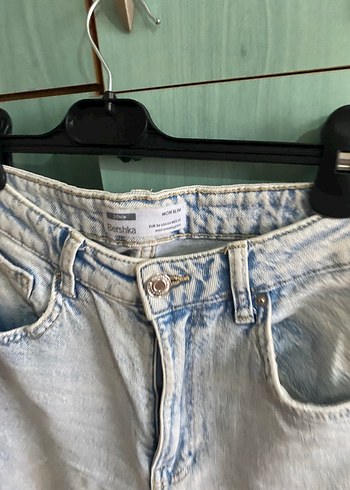 Gri Rahat Kesim Kadın Midi Kot Pantolon - Görsel 2