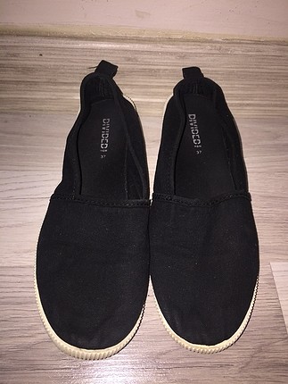 h&m siyah bez ayakkabı