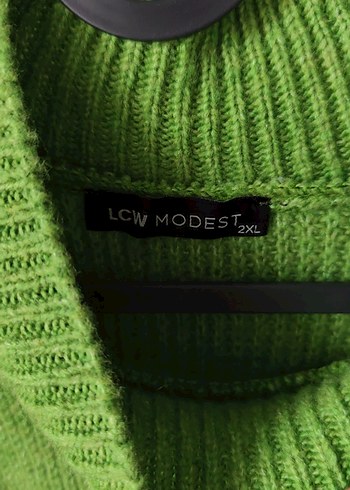 Yeşil Balıkçı Yaka Triko Kadın Kazak - Görsel 4