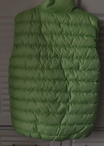 çocuk Pastel Yeşil Fermuarlı Yelek - Görsel 2