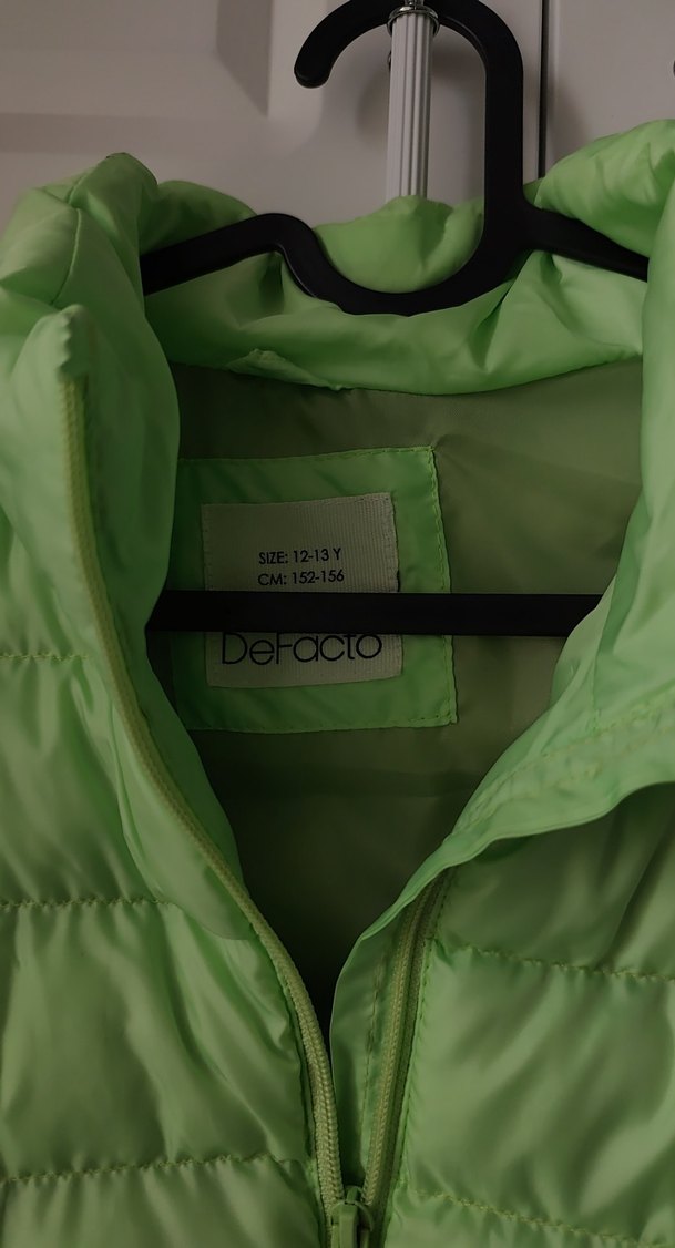 çocuk Pastel Yeşil Fermuarlı Yelek - Görsel 3