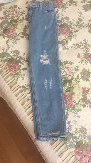 Zara Mavi boyfriend pantolon