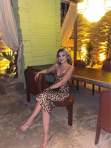 Zara Zara leopar elbise
