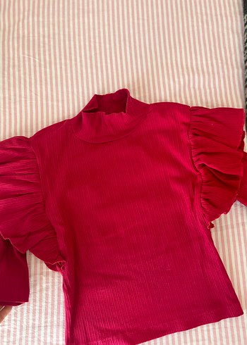 Zara kol detaylı yarım kol üst