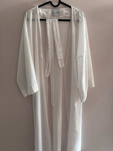 s Beden beyaz Renk Eyyo maxi boy kimono