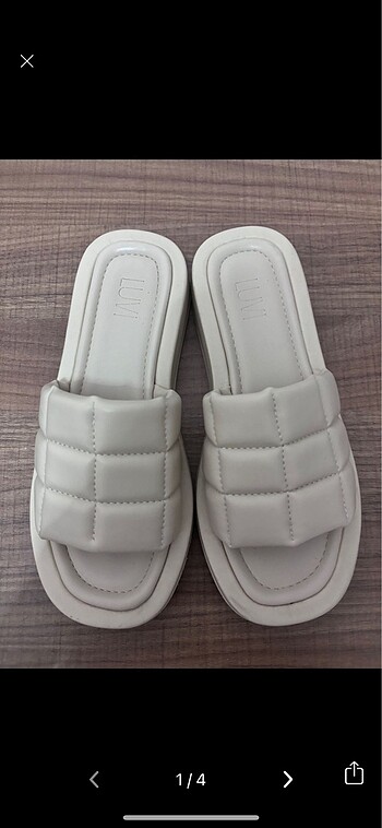 Luvi shoes marka krem terlik