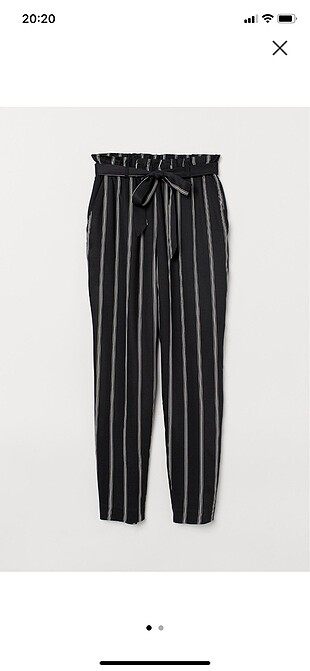 H&M beli büzgülü pantalon