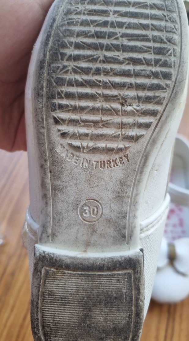 Kız Çocuk Beyaz Fiyonk Detaylı Babet - Görsel 4