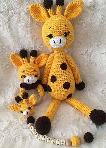 Amigurumi zürafa set