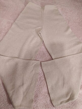 Triko Etek Görünümlü Pantolon