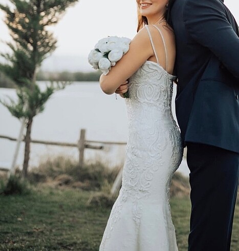 Balık model gelinlik - Görsel 5