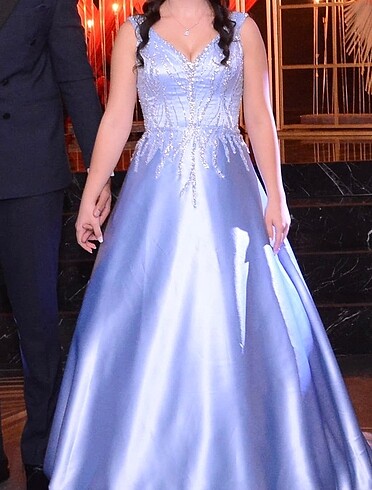 Bebe mavisi nişanlık / abiye - Görsel 4