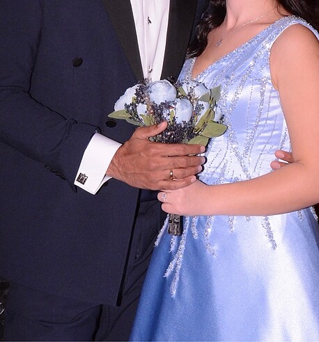 Bebe mavisi nişanlık / abiye - Görsel 3