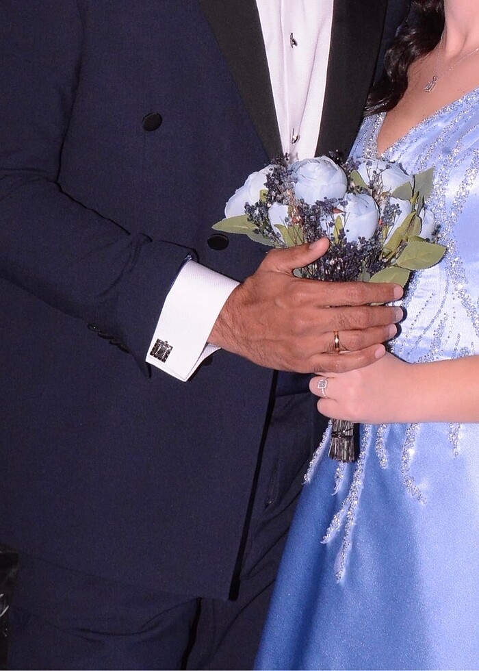 Bebe mavisi nişanlık / abiye - Görsel 3