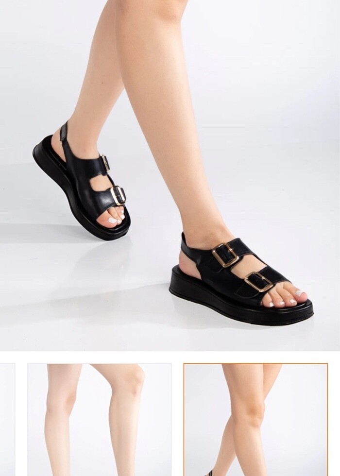 Tokalı Kadın Sandalet - Görsel 2