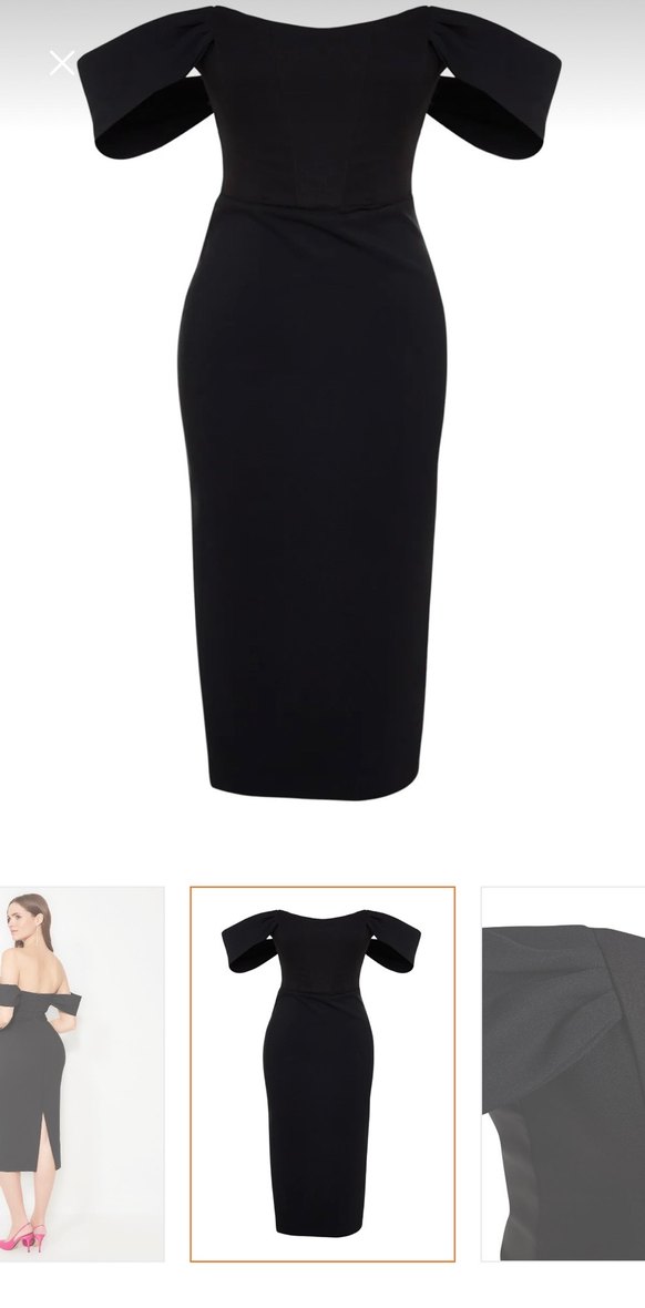 Trendyol & Milla Düşük Kol Siyah Elbise - Görsel 2