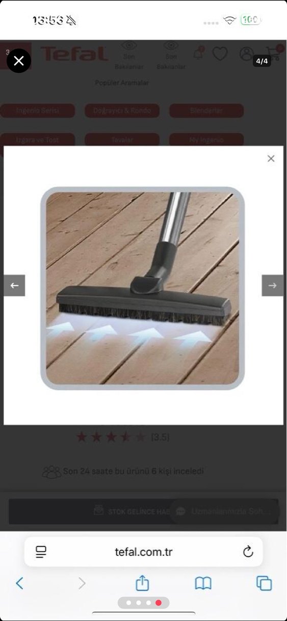 Tefal Compact Power Cyclonic Elektrikli Süpürge - Görsel 4