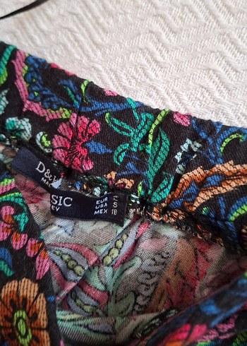 Renkli Desenli Bohem Uzun Etek - Görsel 6