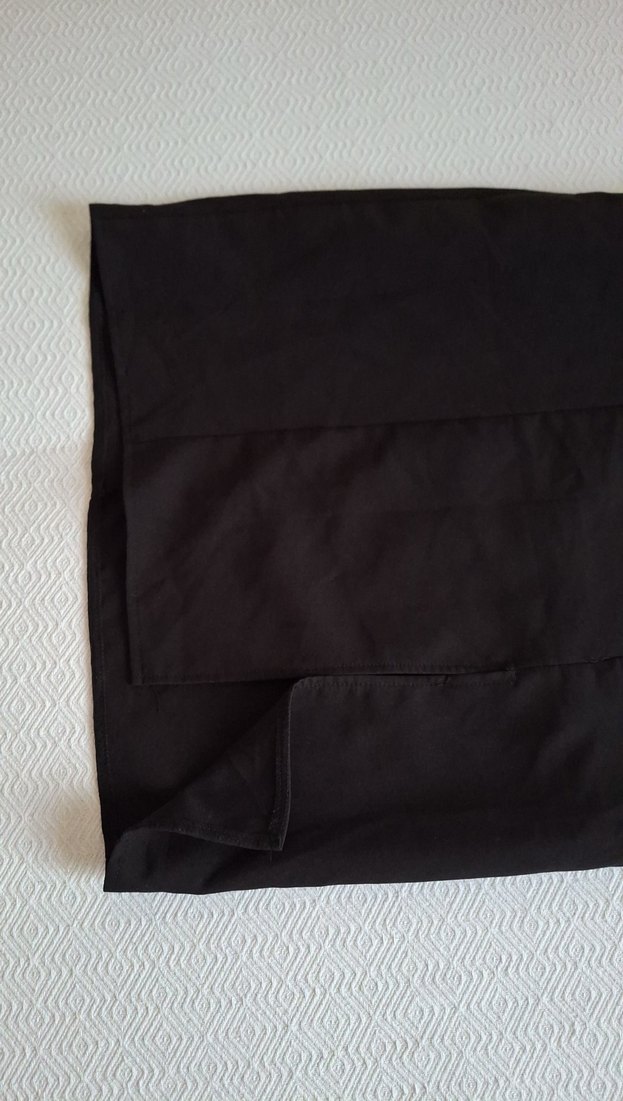 Düğmeli Siyah Midi Kadın Elbise - Görsel 4