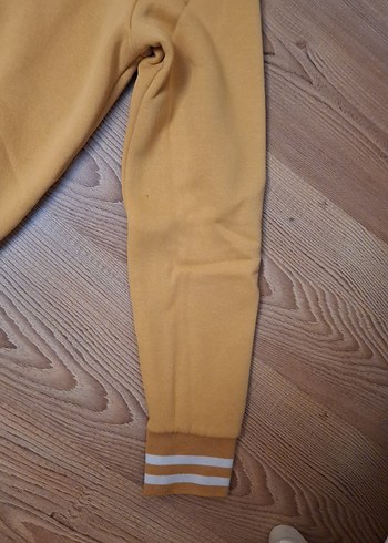 Sarı Kapüşonlu Erkek Sweatshirt - Görsel 2