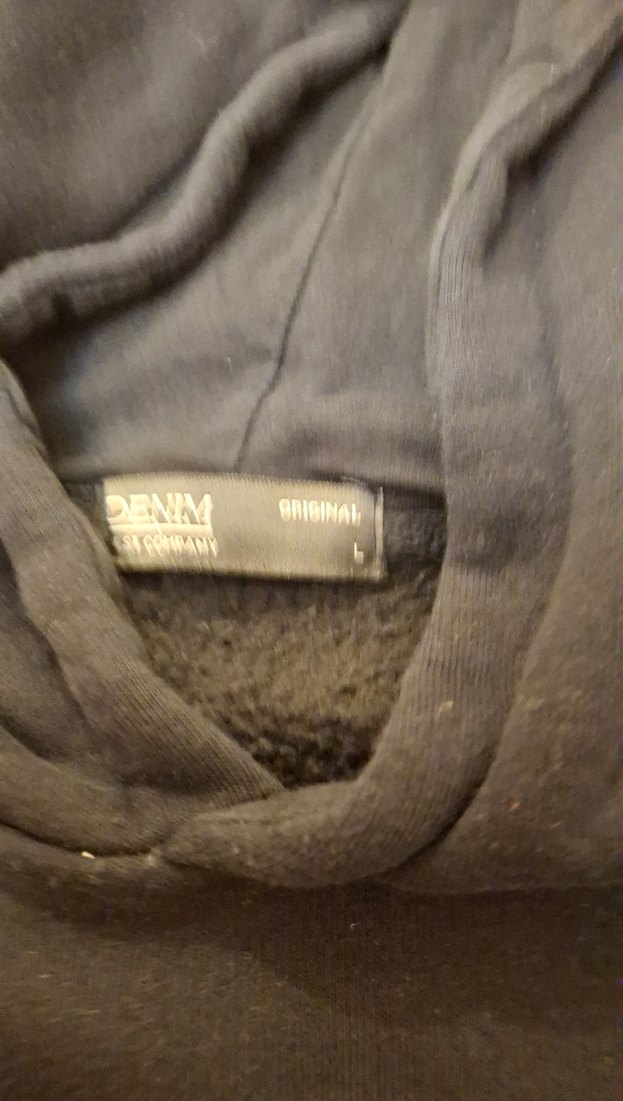 Erkek Siyah Kapüşonlu Fermuarlı Sweatshirt - Görsel 3