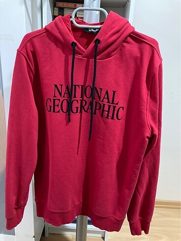 Kırmızı National Geographic Hoodie