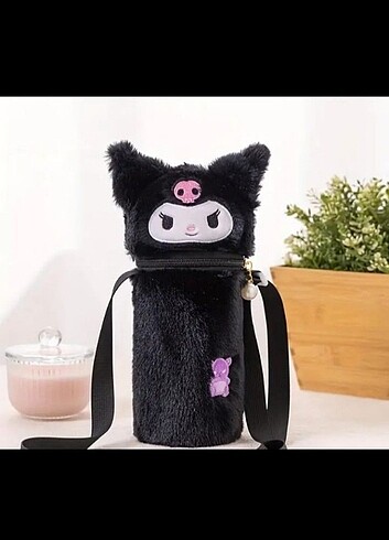 Beden Kuromi peluş matara kılıfı
