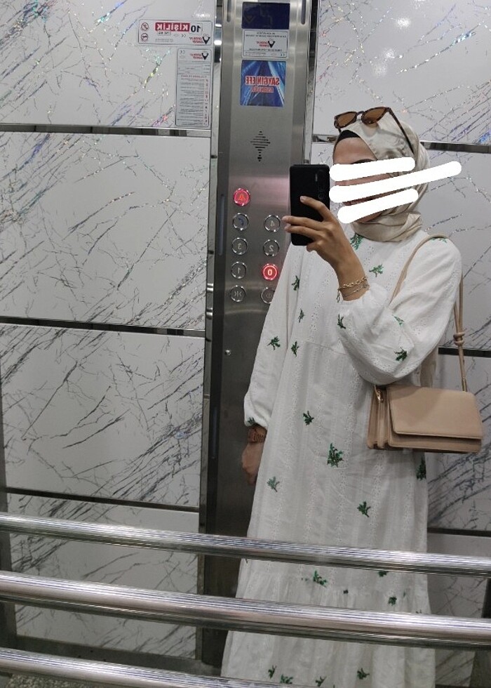 Beyaz fisto elbise - Görsel 3