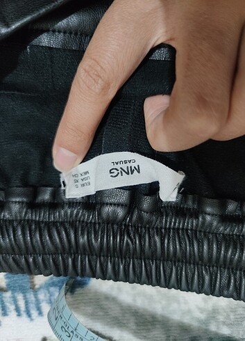 Mango deri pantolon  - Görsel 6