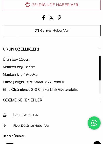 Bej Uzun Kadın Kaban - Görsel 6