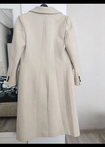 Bej Uzun Kadın Kaban - Görsel 5