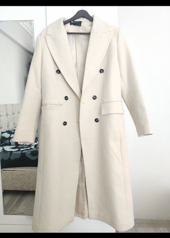 Bej Uzun Kadın Kaban - Görsel 4