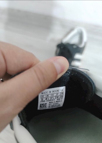 Siyah Beyaz Kadın Spor Ayakkabı - Görsel 3