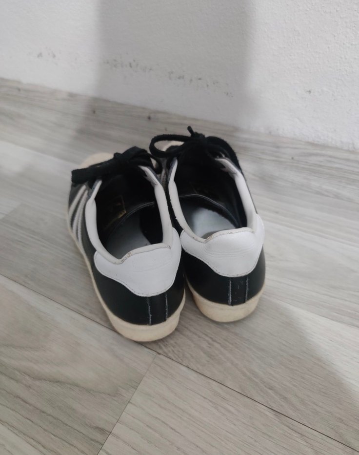 Siyah Beyaz Kadın Spor Ayakkabı - Görsel 4