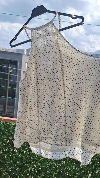 İp askılı gömlek bluz - Görsel 5