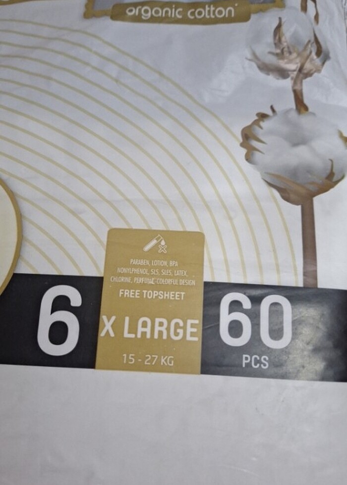 6 numara pure baby organic bez - Görsel 3