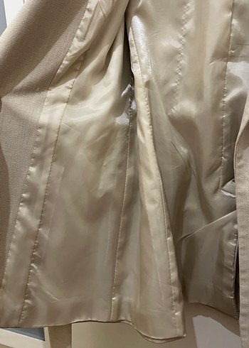 Bej Kemerli Kadın Blazer Ceket - Görsel 5