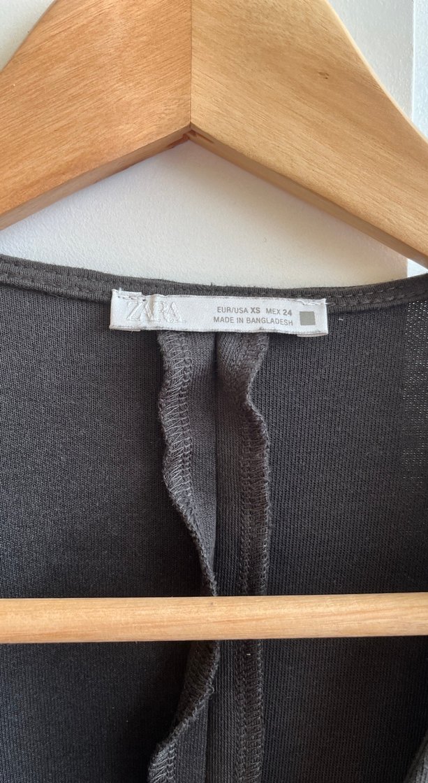 Gri V Yakalı Uzun  Elbise - Görsel 3