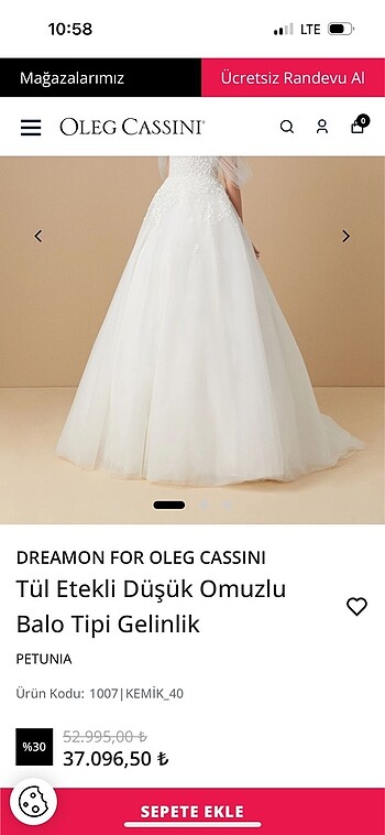 38 Beden beyaz Renk Oleg Cassını