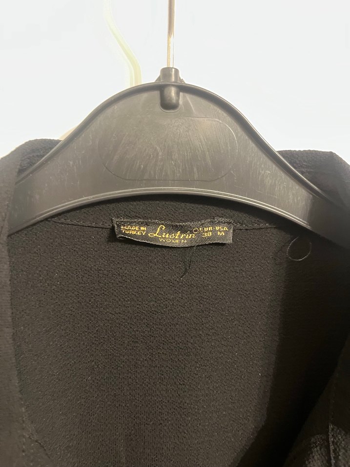 Siyah Kadın Gömlek - Görsel 2