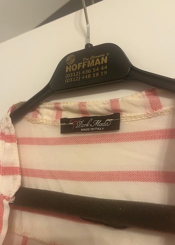 Pembe Çizgili Gömlek - Görsel 2