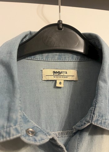 Kadın Denim Gömlek - Görsel 2