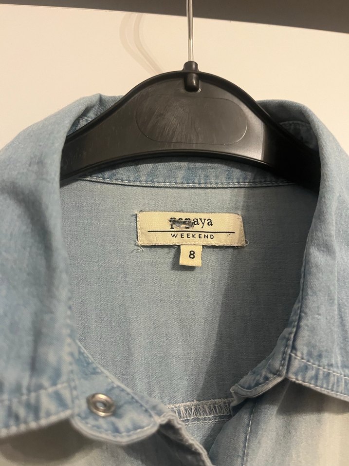 Kadın Denim Gömlek - Görsel 2