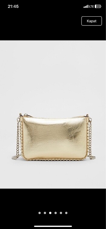 Stradivarius Stradivarius gold çanta