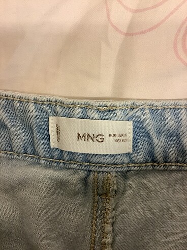xs Beden mavi Renk Mango cargo jean