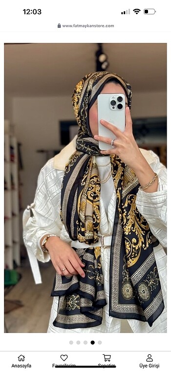 Beden Hint ipeği şal